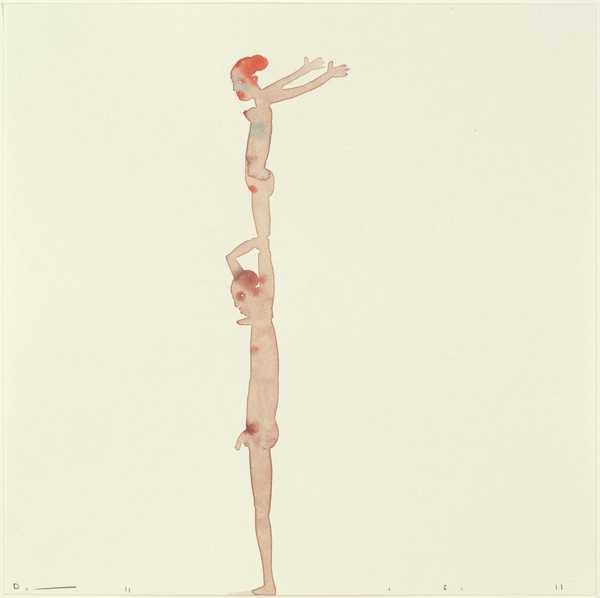 Woman Standing on Man’s Shoulders (Circus Act) 11.5.11