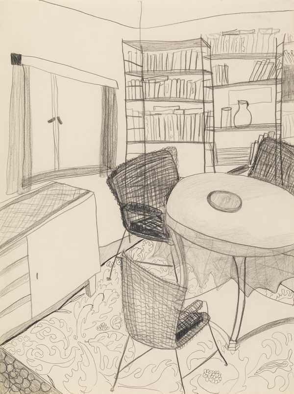 Wicker Chairs and Desk