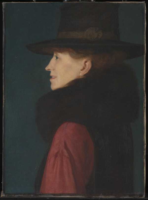 ‘Portrait of Lady Frampton‘, Meredith Frampton, 1918 | Tate
