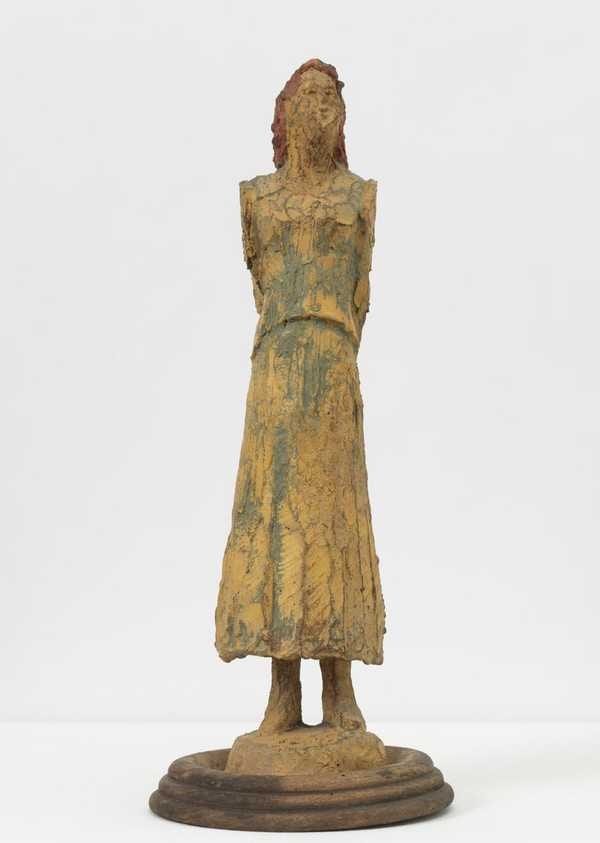 Woman with Hands Clasped