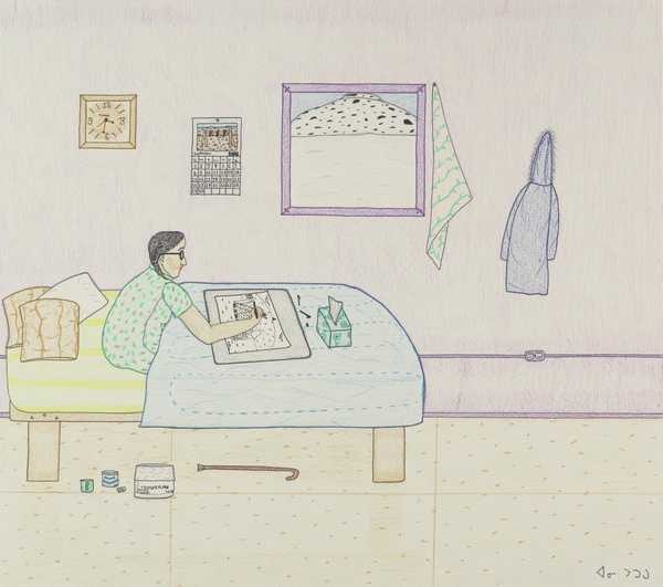 My Grandmother Pitseolak Drawing