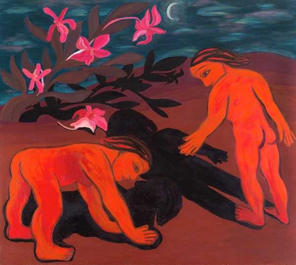 ‘Woman Examining her Shadow‘, Eileen Cooper OBE RA, 1988–9 | Tate