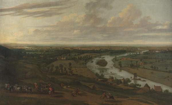 ‘A View from Richmond Hill‘, Jan Siberechts, 1677 | Tate