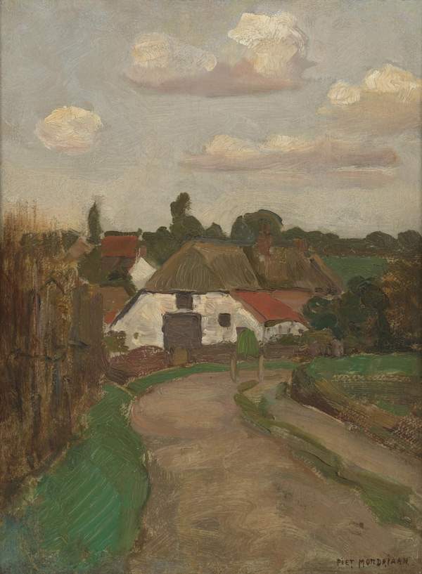 Roadway and Farm Building near Arnhem