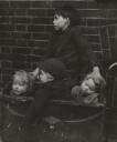 East End Children Play with Pram, Stepney, London