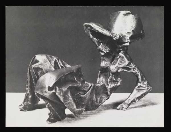 ‘Private view card, ‘F.E. McWilliam / Sculpture 1972-73 / Women of Belfast’, the Waddington Galleries II, London