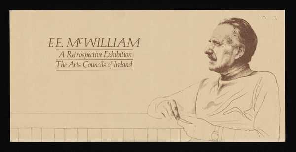 ‘Private view card, ‘F.E. McWilliam / A Retrospective Exhibition: The Arts Councils of Ireland’, the Douglas Hyde Gallery, Dublin