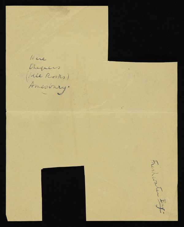 ‘Page of notes