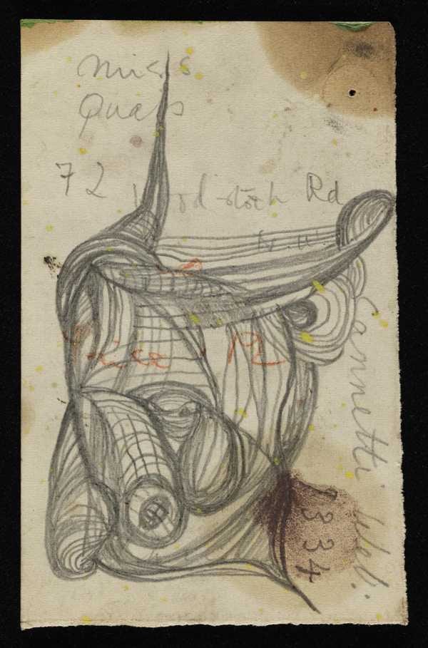 ‘Doodle on scrap paper