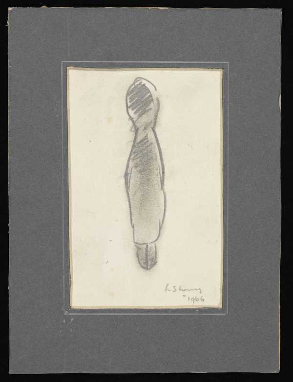 ‘Framed drawing entitled ‘A Small Child’