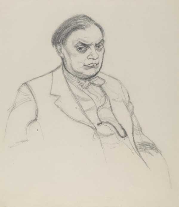 ‘Portrait (of William Johnstone)’ by Morris Kestelman