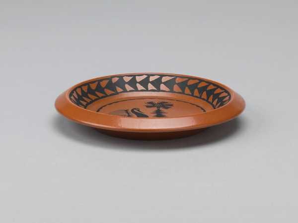 ‘Plate designed by Scottie Wilson for the Royal Worcester Porcelain Company