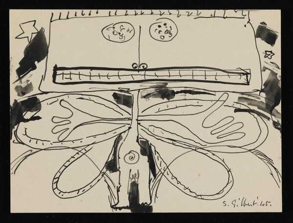 ‘Drawing of an abstract figure
