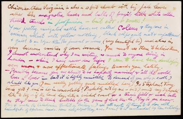 ‘Correspondence card from John Banting to Humphrey Spender
