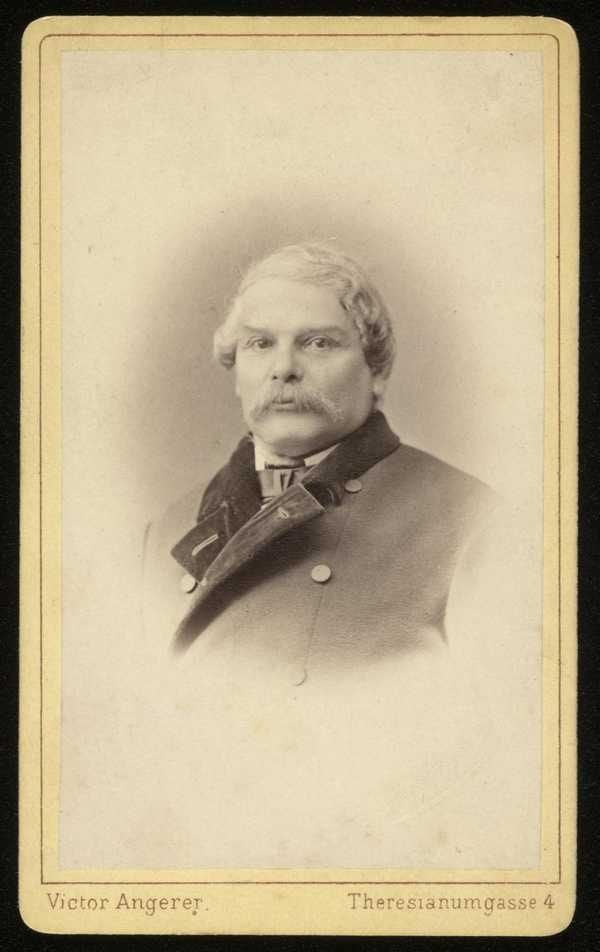 ‘Mounted photograph of Eduard von Todesco