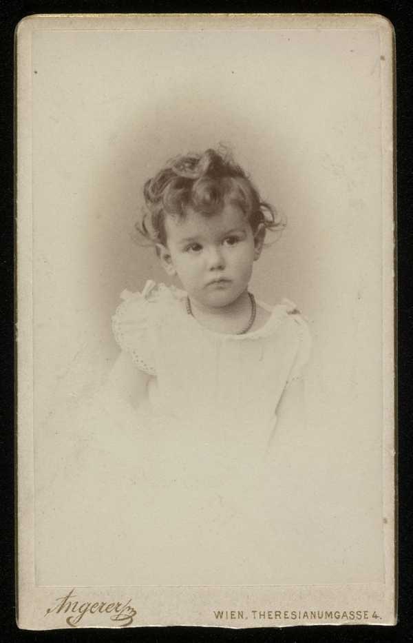 ‘Photograph of Johann Michael Brentano as a child