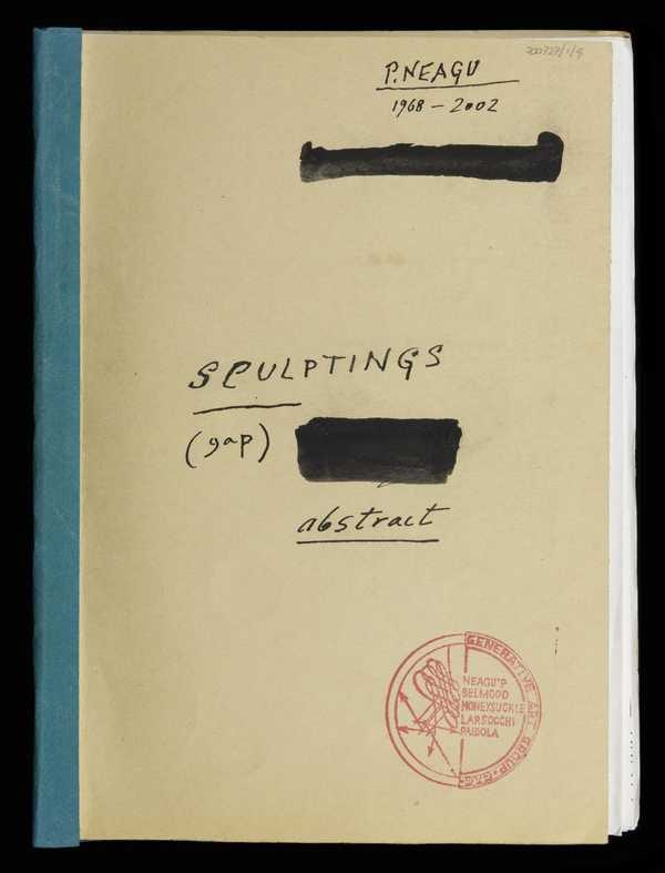 ‘Scrapbook, ‘Sculptings / abstract’