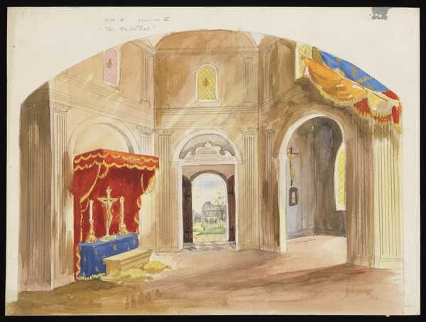 ‘Set design titled ‘The Betrothal’