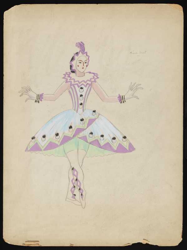 ‘Costume design titled ‘Mime Duet’