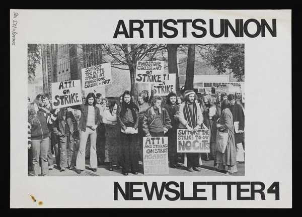 ‘Artists Union Newsletter’, No. 4