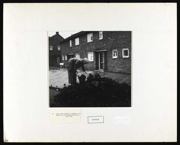 ‘411. Coal being carried in for the last before the auto-bagging Peterlee late 1950’