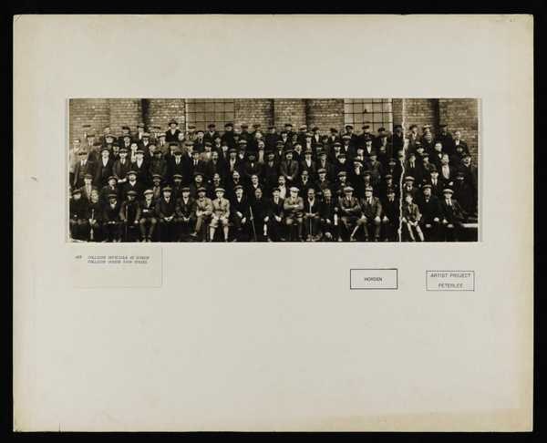 ‘437. Colliery officials at Horden colliery during 1926 strike’