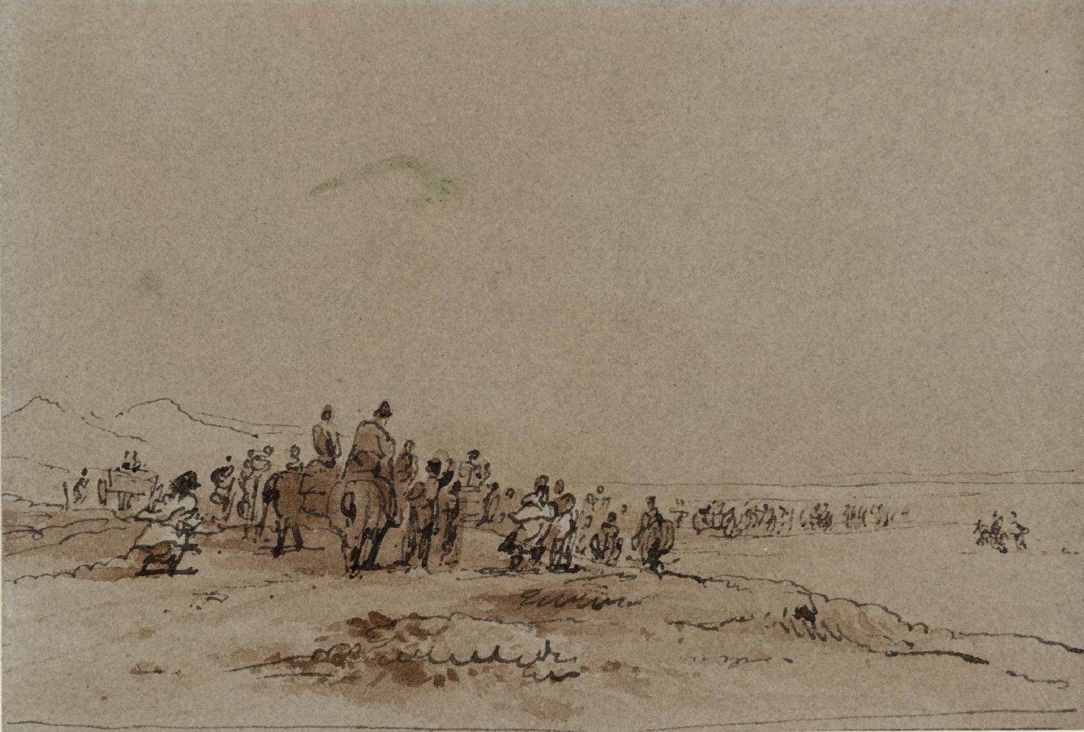 Sketch for ‘Crossing Lancaster Sands’