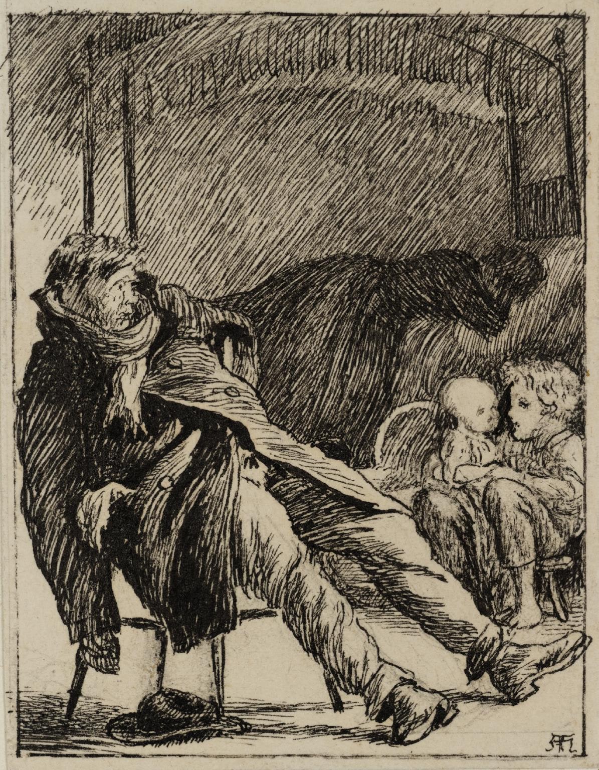 The Drunken Cabman for ‘At the Back of the North Wind’
