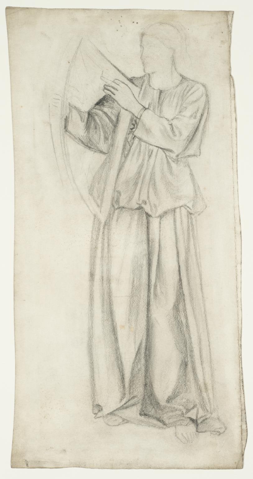 An Angel with a Harp