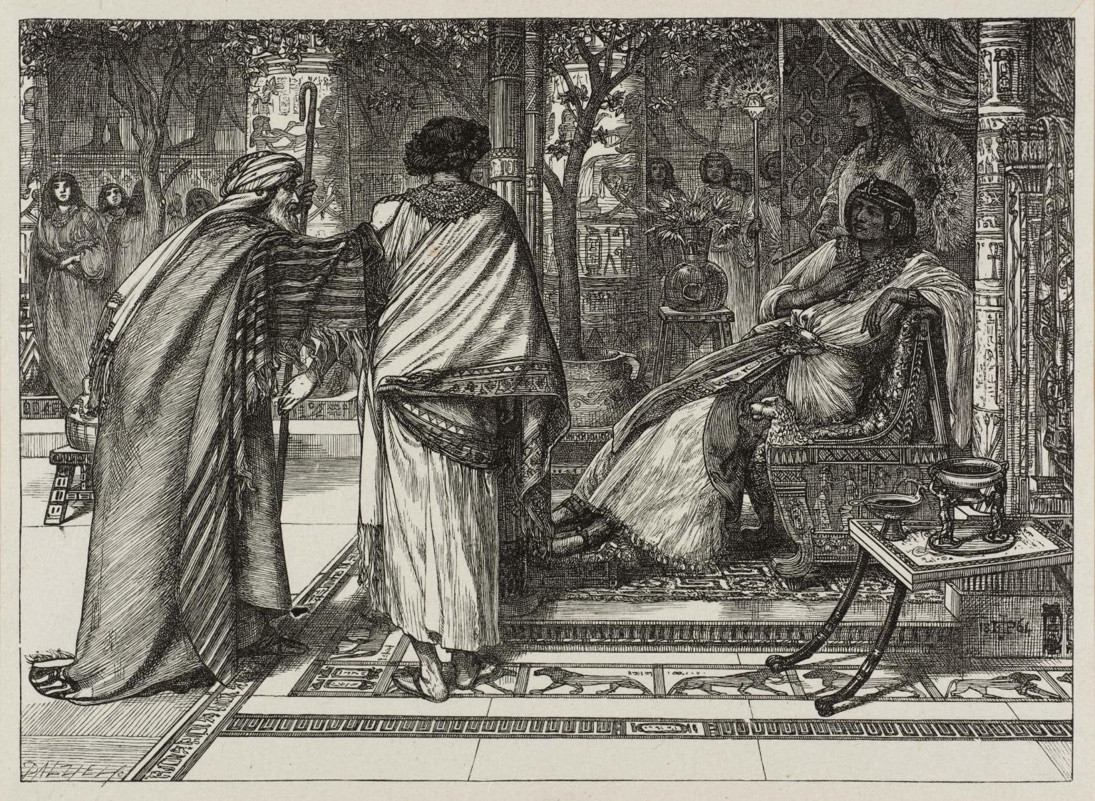 Joseph Presents his Father to Pharoah
