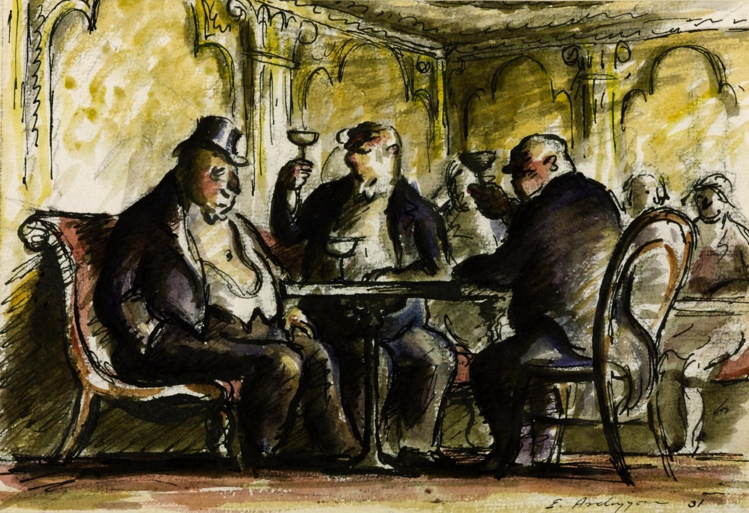 At the Brasserie