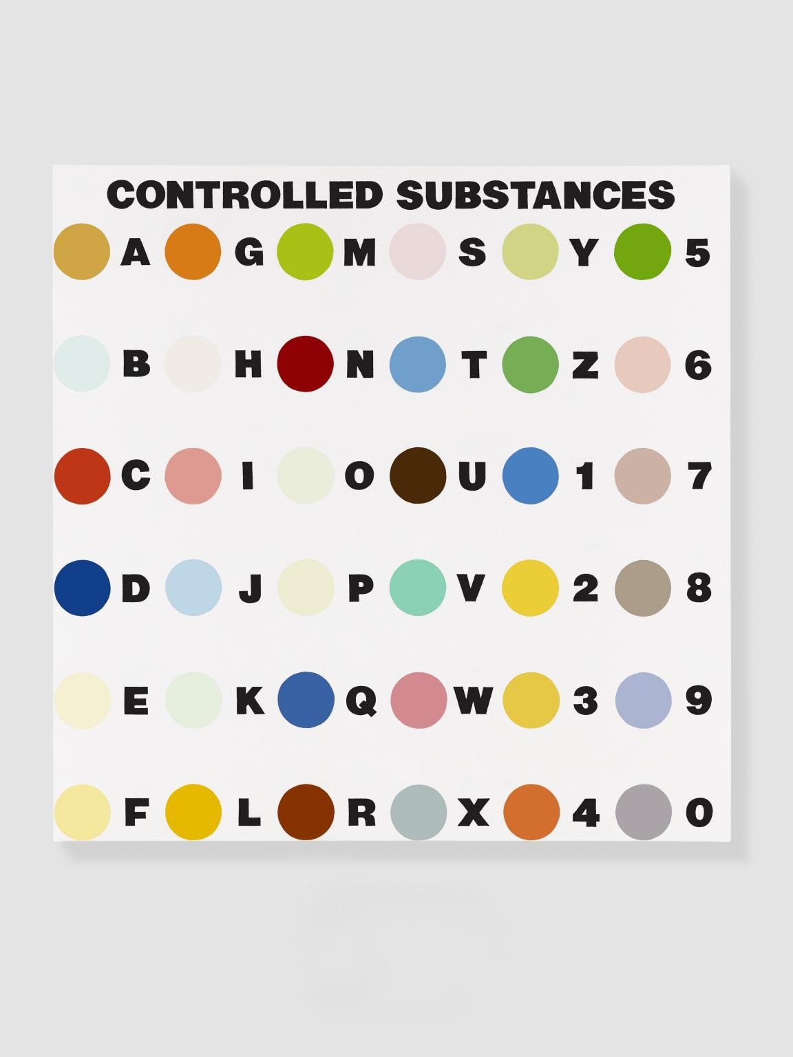 Controlled Substance Key Painting