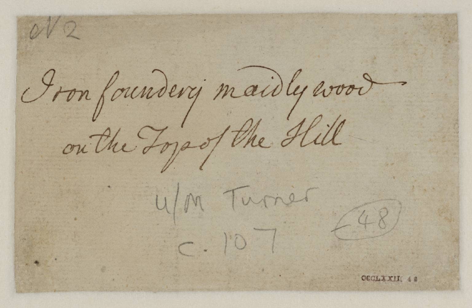 [inscriptions not by Turner]