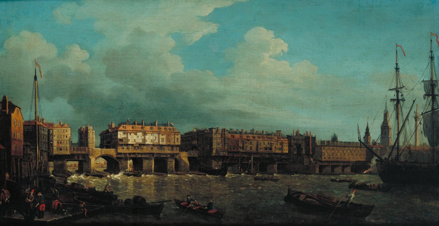 A View of London Bridge before the Late Alterations