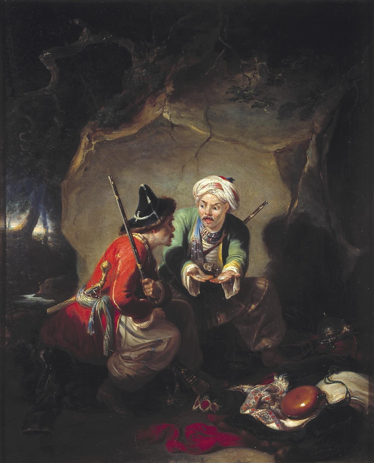 Tartar Robbers Dividing Spoil