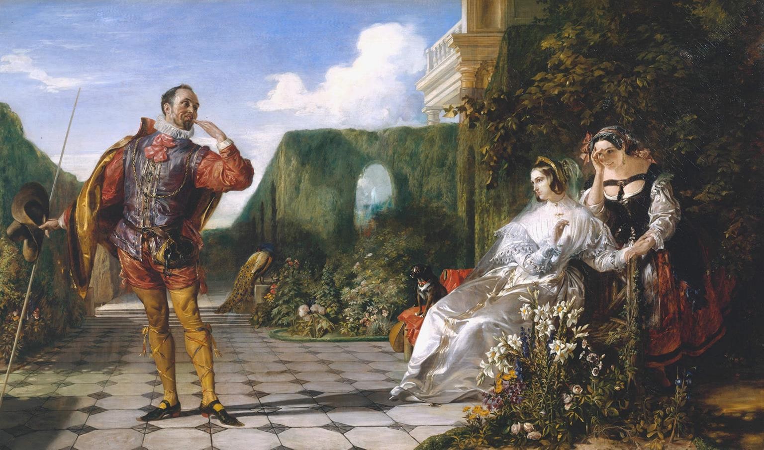 Scene from ‘Twelfth Night’ (‘Malvolio and the Countess’)