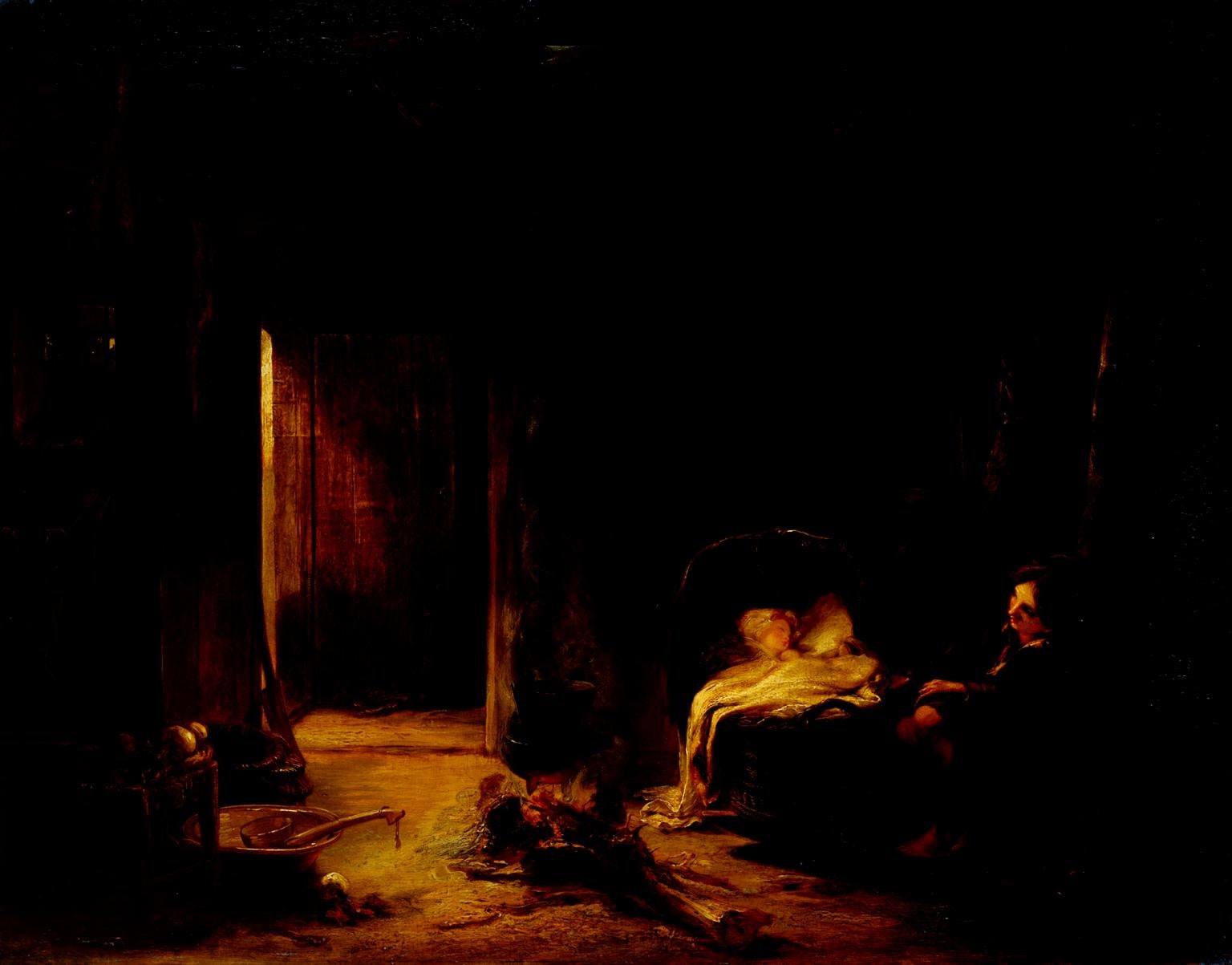 Interior of a Cottage in the Hebrides