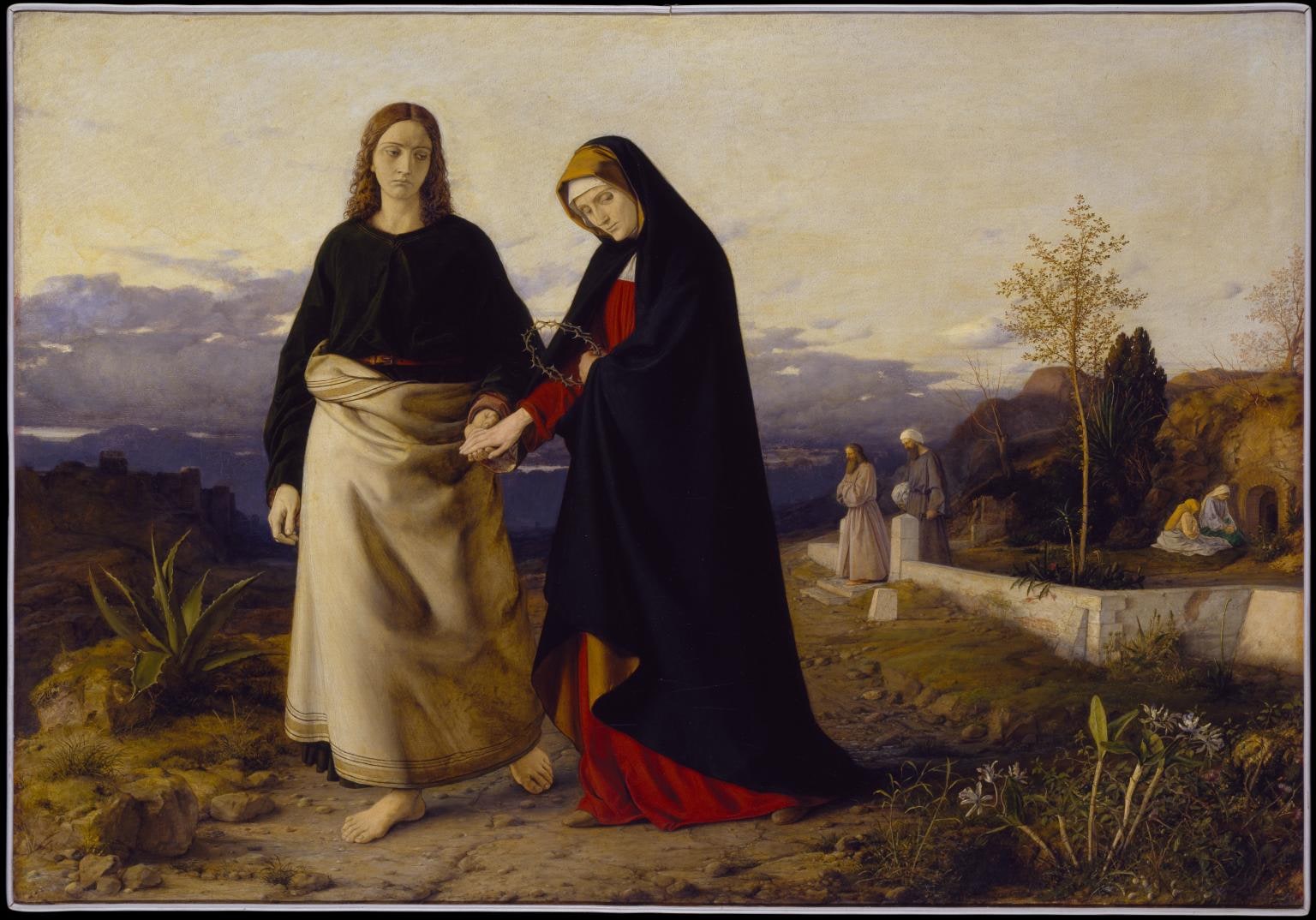 St John Leading Home his Adopted Mother