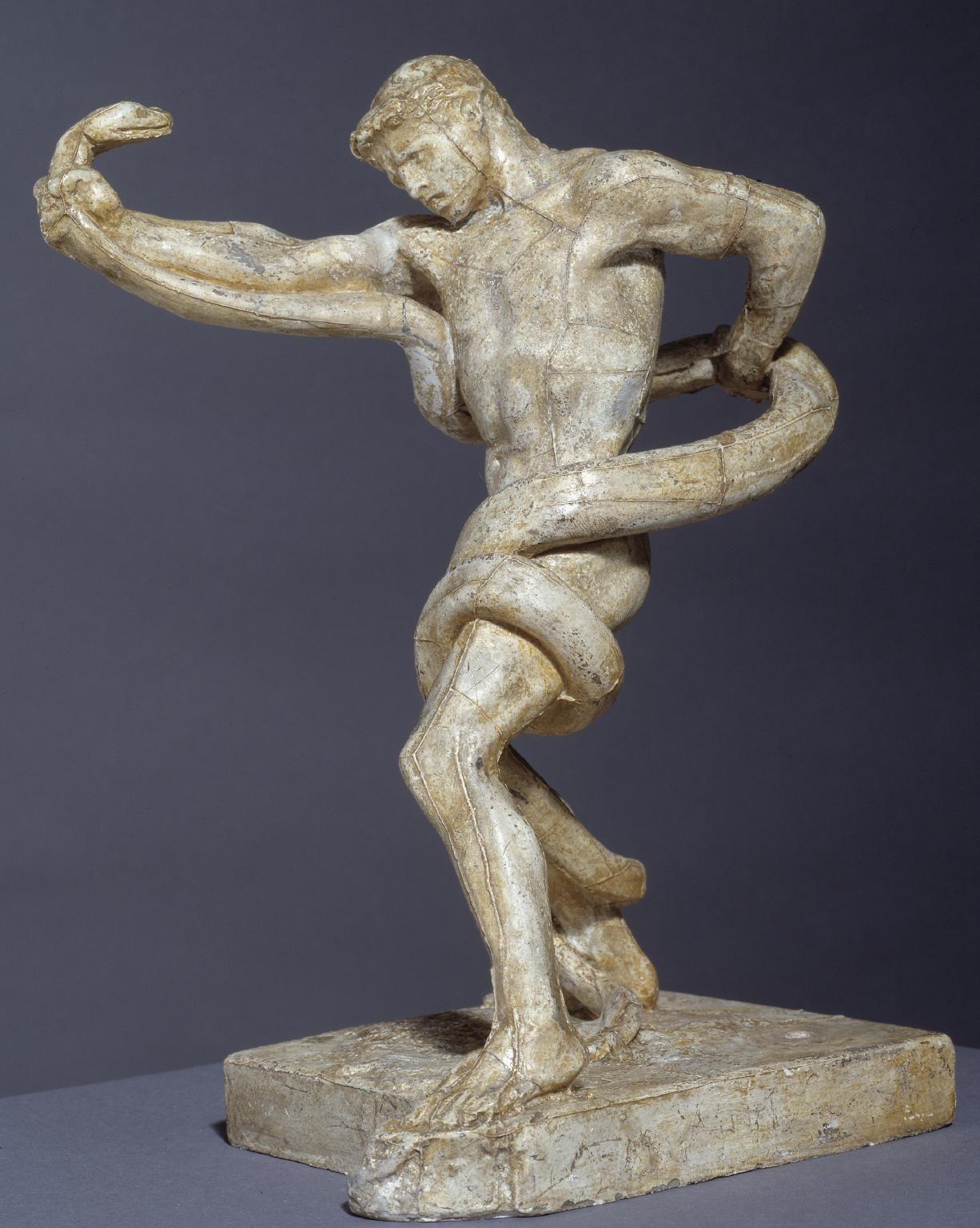 Sketch for ‘An Athlete Wrestling with a Python’