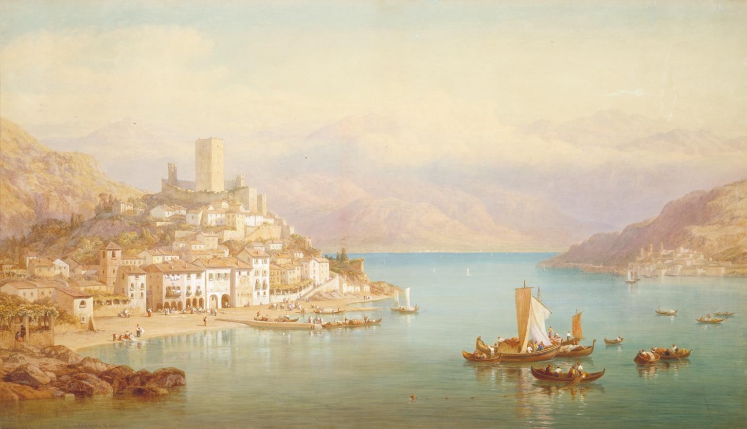 Rezzonico and the Splügen Range, Lake Como
