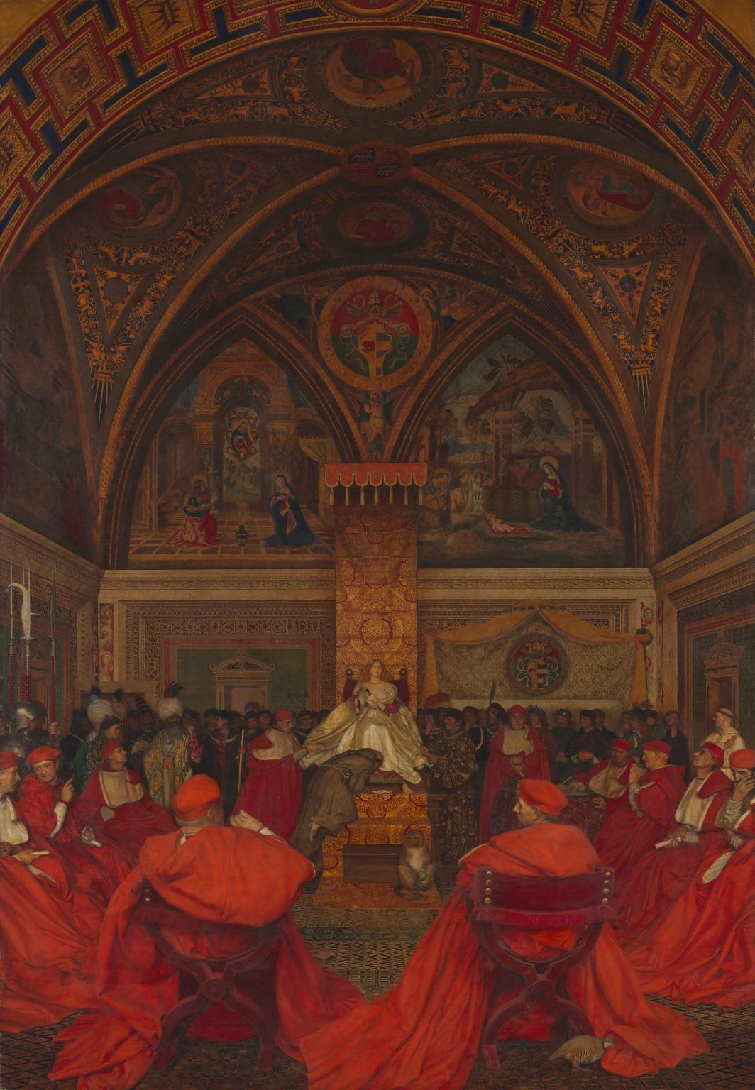 Lucretia Borgia Reigns in the Vatican in the Absence of Pope Alexander VI