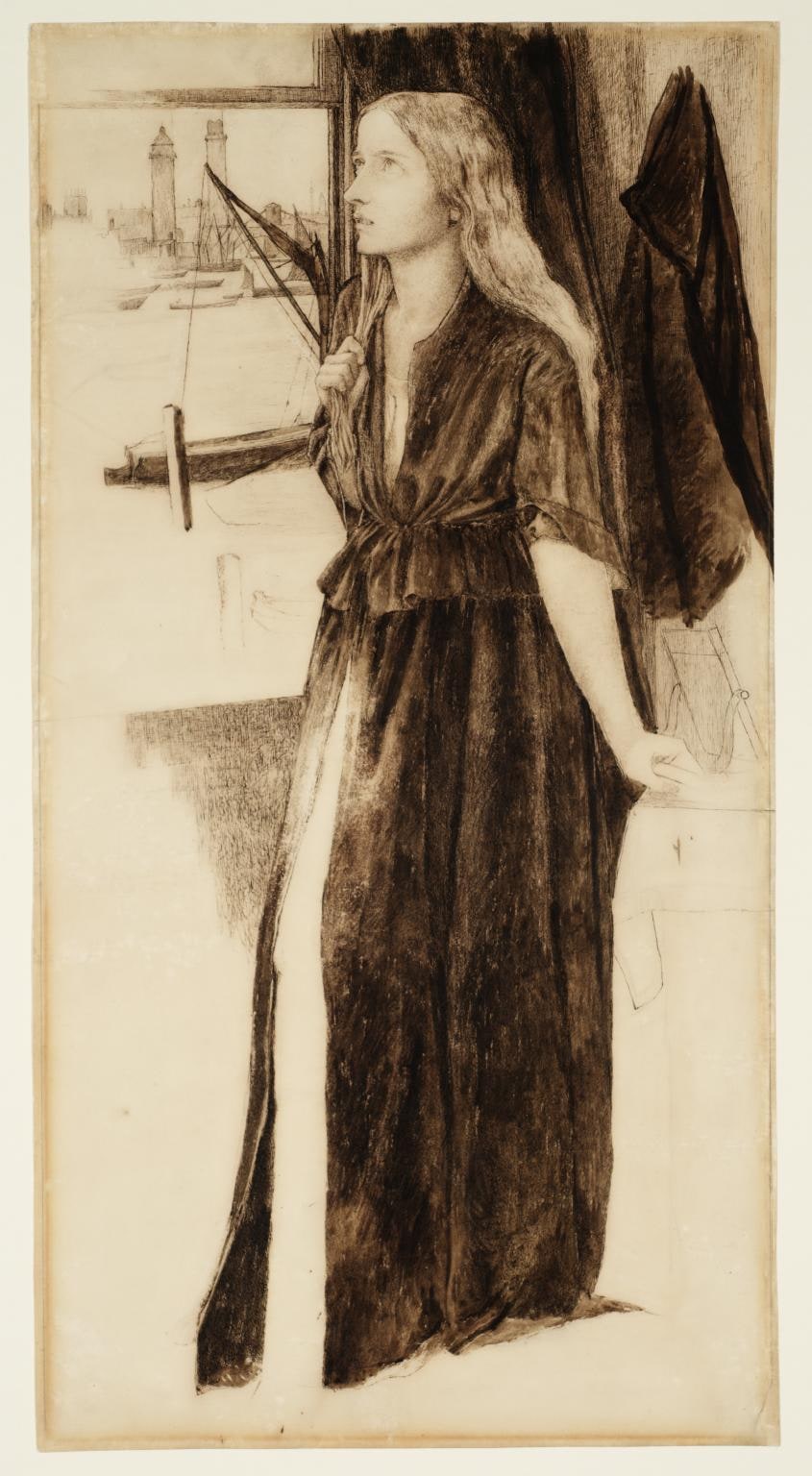 Study for ‘Thoughts of the Past’