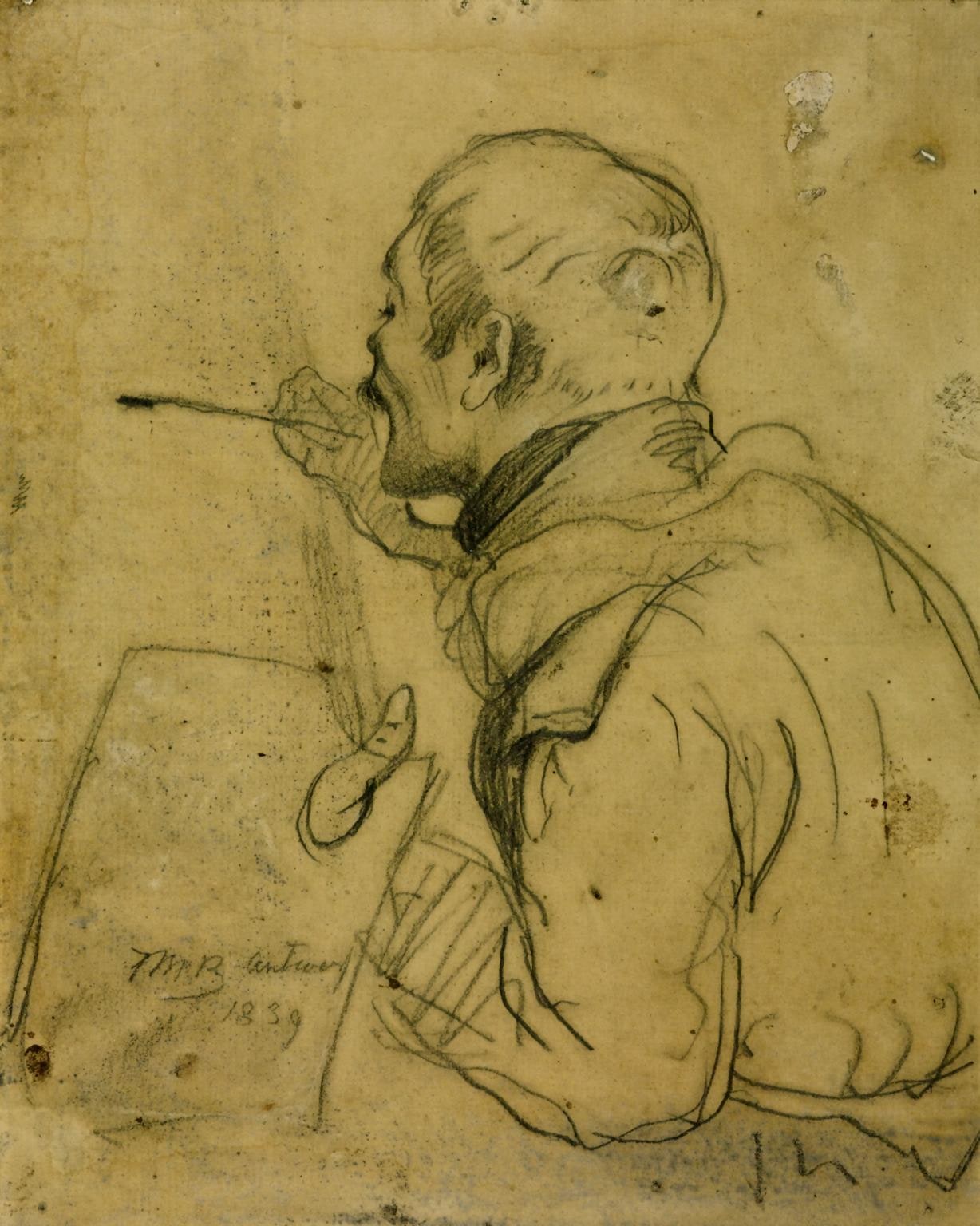 Study of a Man Painting
