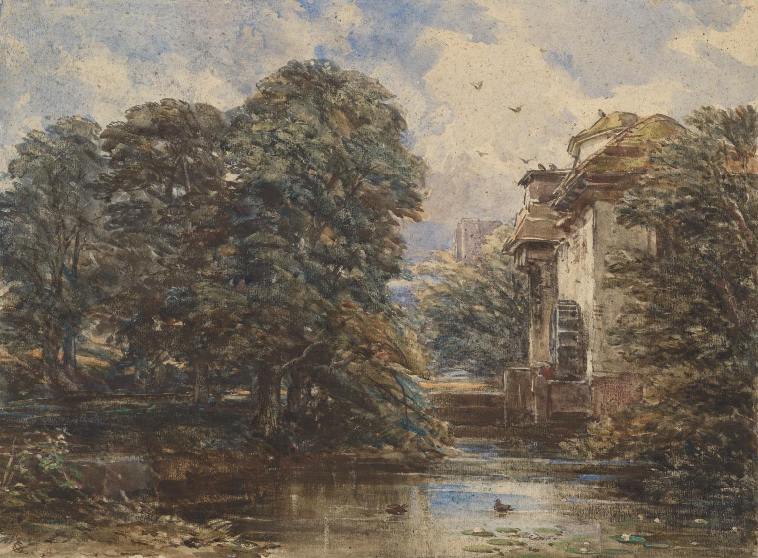 Stream and Water Mill