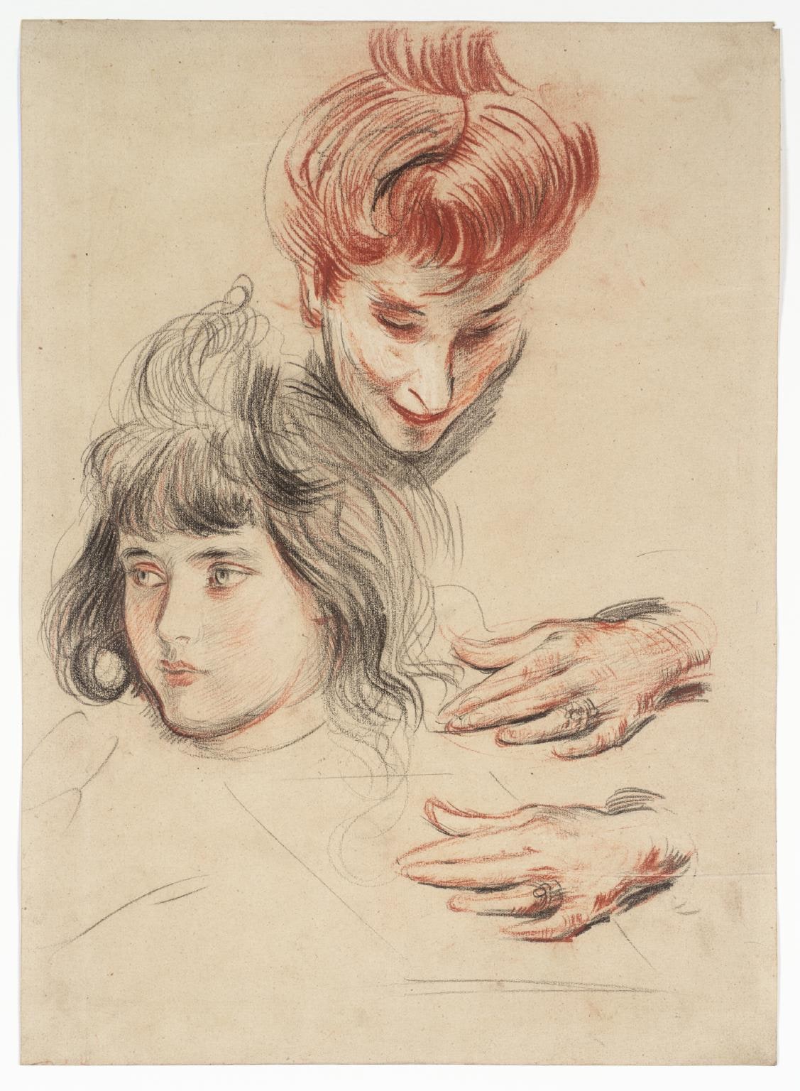 Studies of Mme Helleu and Ellen