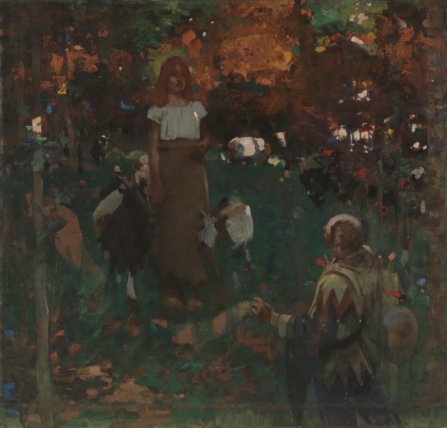 Audrey and her Goats
