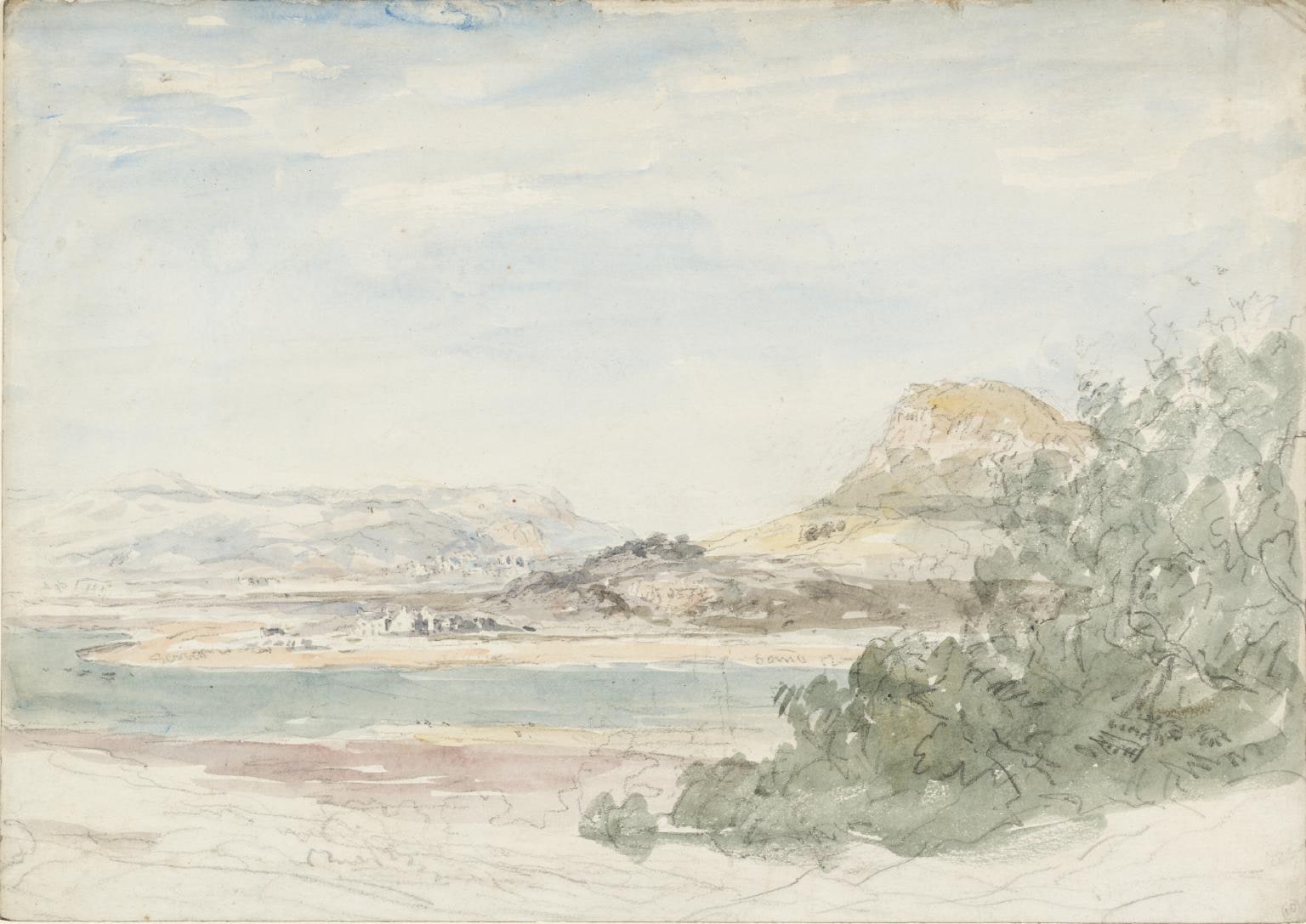 Coast Scene. Verso: Coast Scene