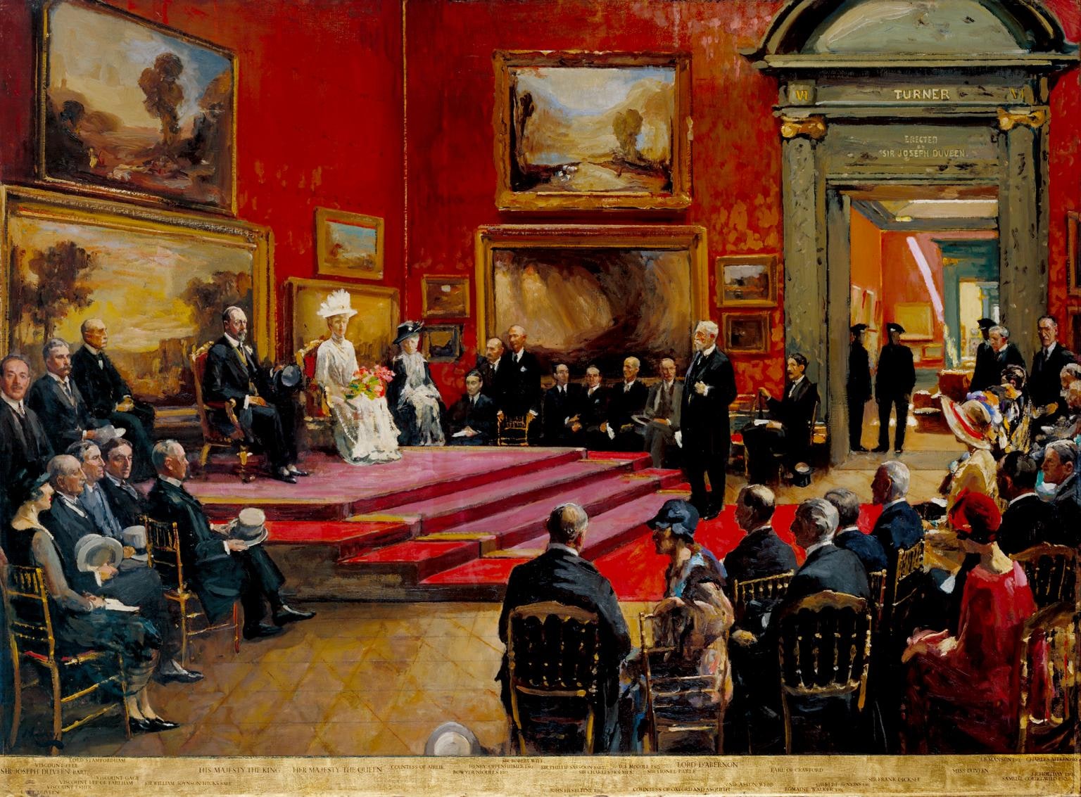 The Opening of the Modern Foreign and Sargent Galleries at the Tate Gallery, 26 June 1926