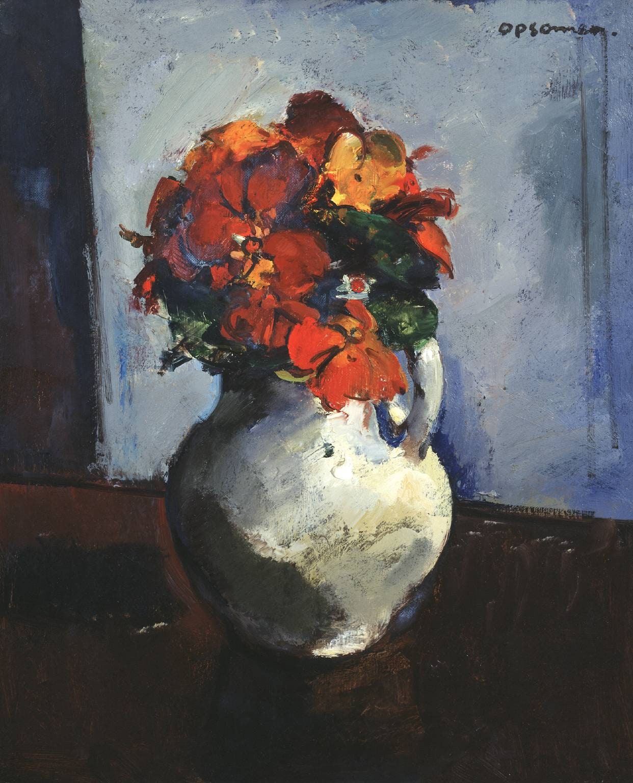 Vase with Dahlias