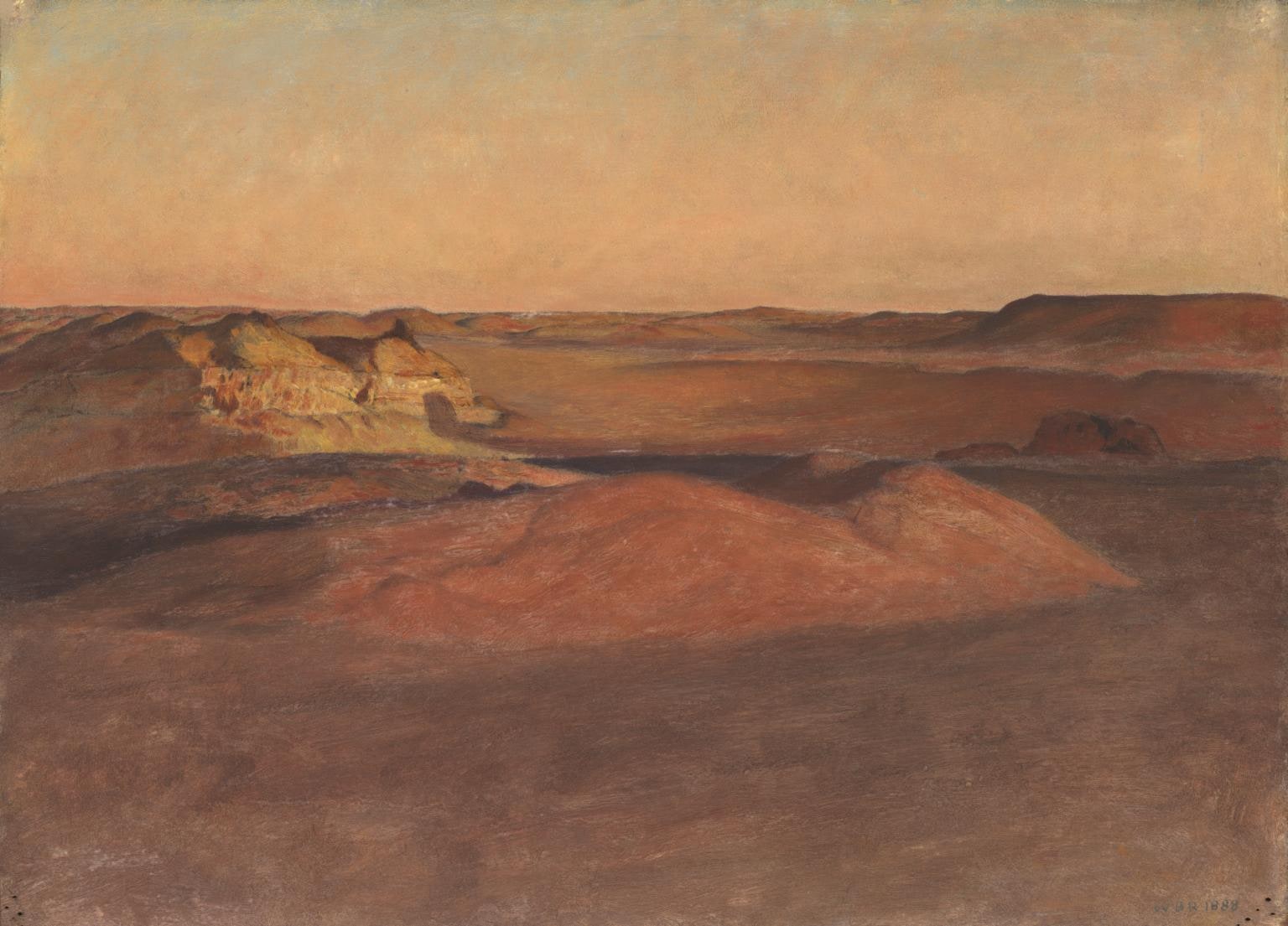 The Libyan Desert, Sunset